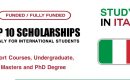 Top 5 Scholarships in Italy for International Students